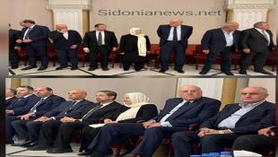 بهية الحريري ممثلة الرئيس سعد الحريري تعزي فيصل كرامي بوفاة صهره
